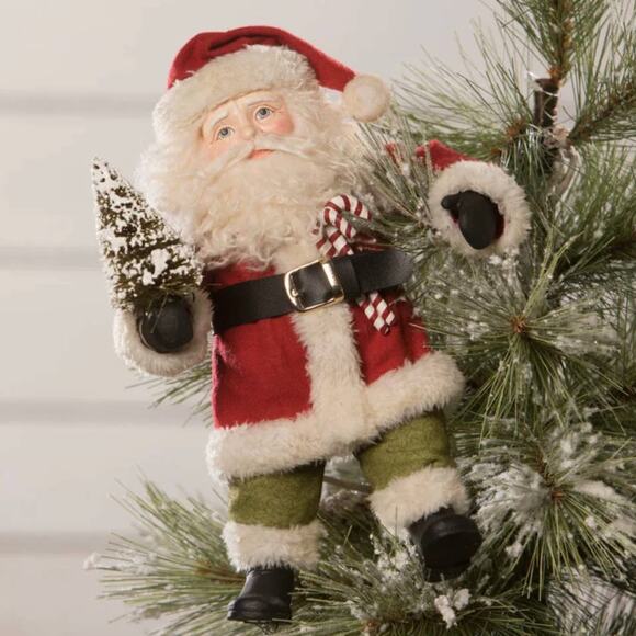 Bethany Lowe Vintage Posable Santa Claus 10" Christmas New - Picture 2 of 2